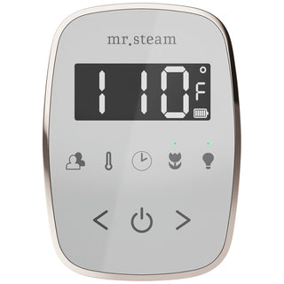 MrSteam TempoFlex Wireless Steam Shower Control with AromaSteam Steamhead