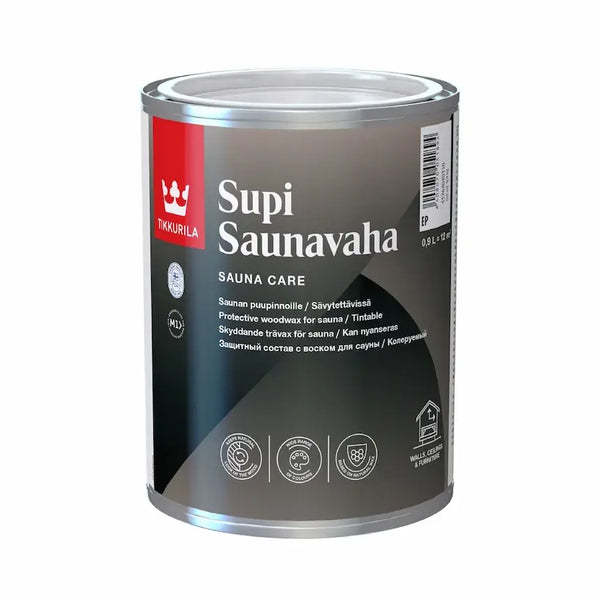 Supi Clear Sauna Wax 0.9 L | Tikkurila – The Sauna Place