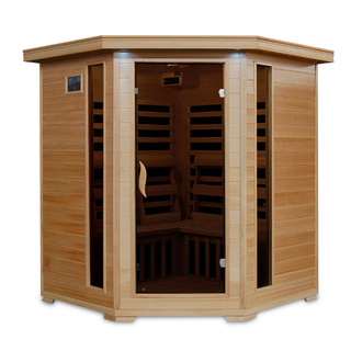 HeatWave Tucson 4 Person Carbon Corner Infrared Sauna