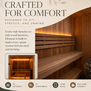 CT Element Studio Sauna | Dundalk Leisurecraft