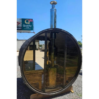 Lux Vulcano 6-Person Barrel Sauna | Heritage Sauna®