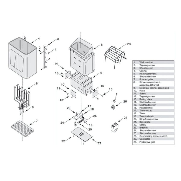 WX360 Complete Control Panel CG-170-U1/U3 | Finlandia / Harvia
