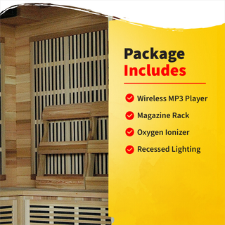 HeatWave Whistler 4 Person Corner Cedar Infrared Sauna