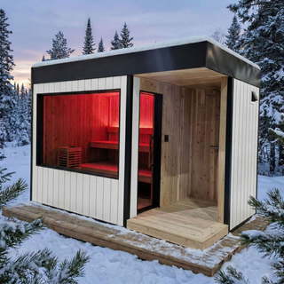 Astra Sauna Max with Integrated Shower | Dundalk  Leisurecraft