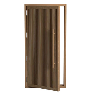 Wooden Striped Cedar Door – 36″ × 79″ L