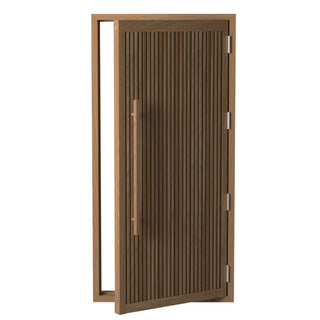 Wooden Striped Cedar Door – 36″ × 79″ R