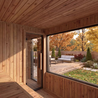 Astra Sauna Max with Enclosed Changeroom | Dundalk  Leisurecraft