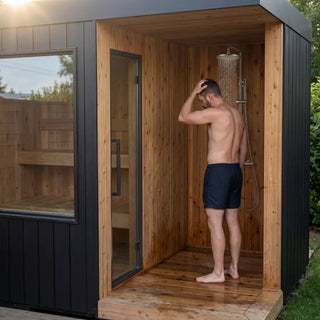 Astra Sauna Max with Integrated Shower | Dundalk  Leisurecraft