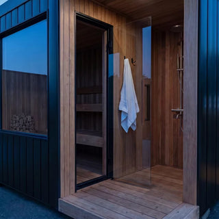 Astra Sauna Max with Integrated Shower | Dundalk  Leisurecraft