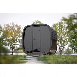 Leil Saunas Black Cube Outdoor Sauna