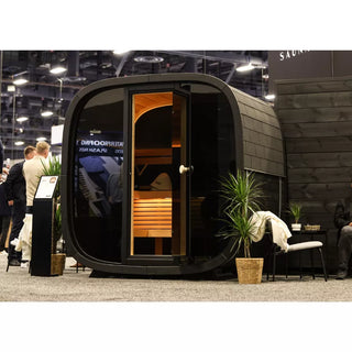 Leil Saunas Black Cube Outdoor Sauna