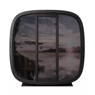 Leil Saunas Black Cube Outdoor Sauna