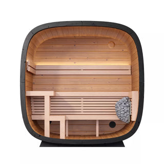 Leil Saunas Black Cube Outdoor Sauna
