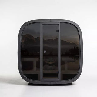 Black Cube Premium 4-Person Sauna | Leil Saunas