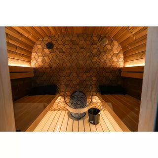 Black Cube Premium 4-Person Sauna | Leil Saunas