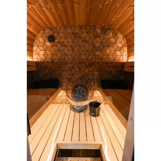 Black Cube Premium 4-Person Sauna | Leil Saunas
