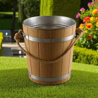 Heritage Sauna Bucket 3.2 Gallon - Ash with Metal Insert | Heritage