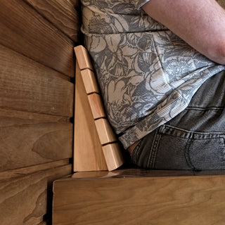 Tapered Cedar Headrest/Backrest (19 3/4″ x 14 5/8″) | The Sauna Place