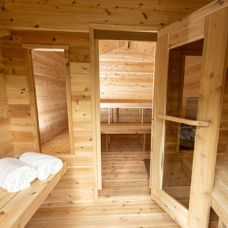 CT Georgian Cabin Outdoor Sauna with Changeroom| Dundalk
