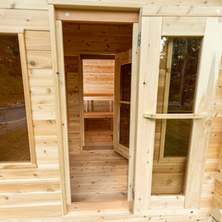CT Georgian Cabin Outdoor Sauna with Changeroom| Dundalk