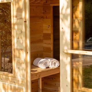 CT Georgian Cabin Outdoor Sauna with Changeroom| Dundalk