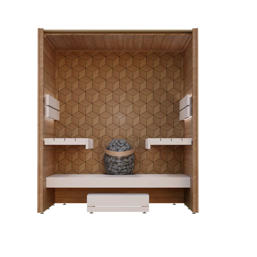 (Image placeholder) Leil Saunas Como 4-180 Indoor Sauna Review: A Spacious 4-Person Home Wellness Room — lifestyle/in-room
