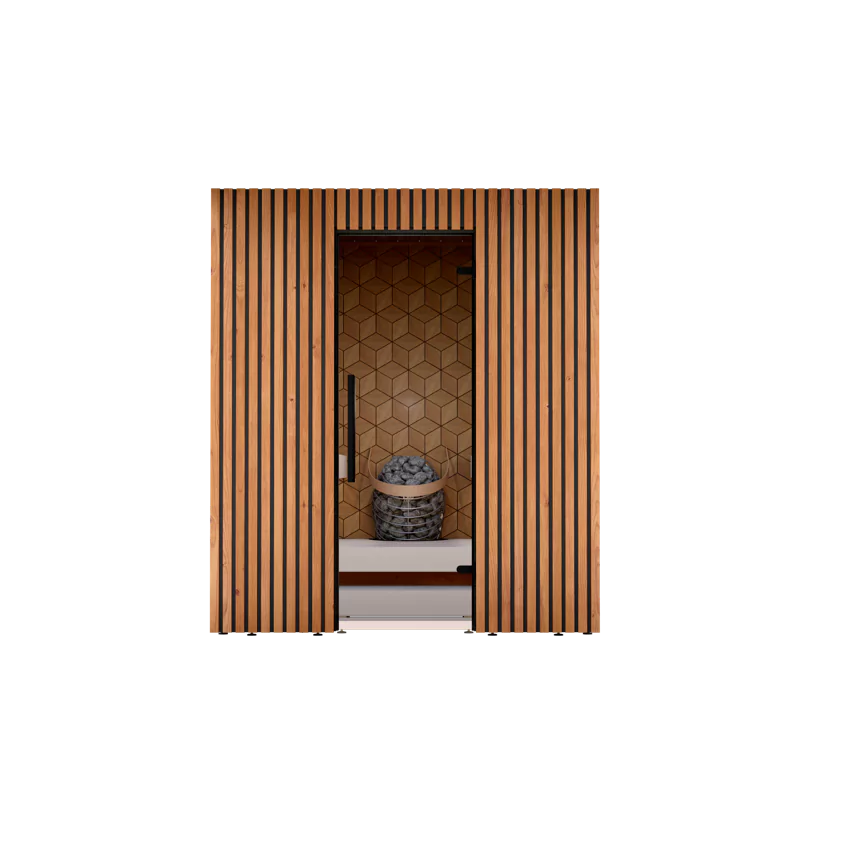 (Image placeholder) Leil Saunas Como 4-180 Indoor Sauna Review: A Spacious 4-Person Home Wellness Room — hero/angle view