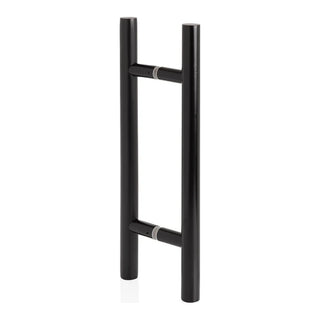 Premium ADA Black Steam Room Door w/ Clear Glass 39″ x 82 1/4″ RH handle