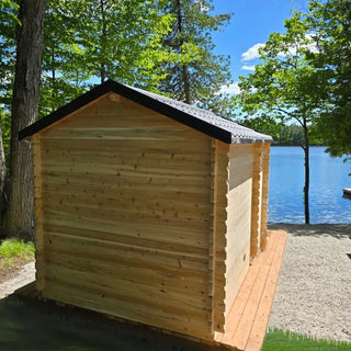 CT Georgian Cabin Outdoor Sauna with Changeroom| Dundalk