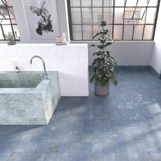 Greenland Accent Tile for Accent Wall or Floors - Cobalt