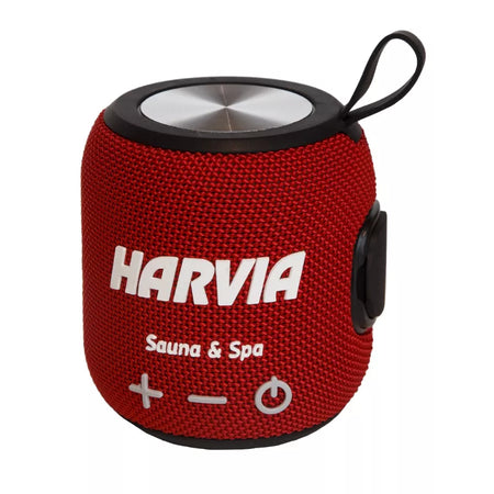 Harvia SAC80500 Water-resistant Sauna Speaker - Red – The Sauna Place