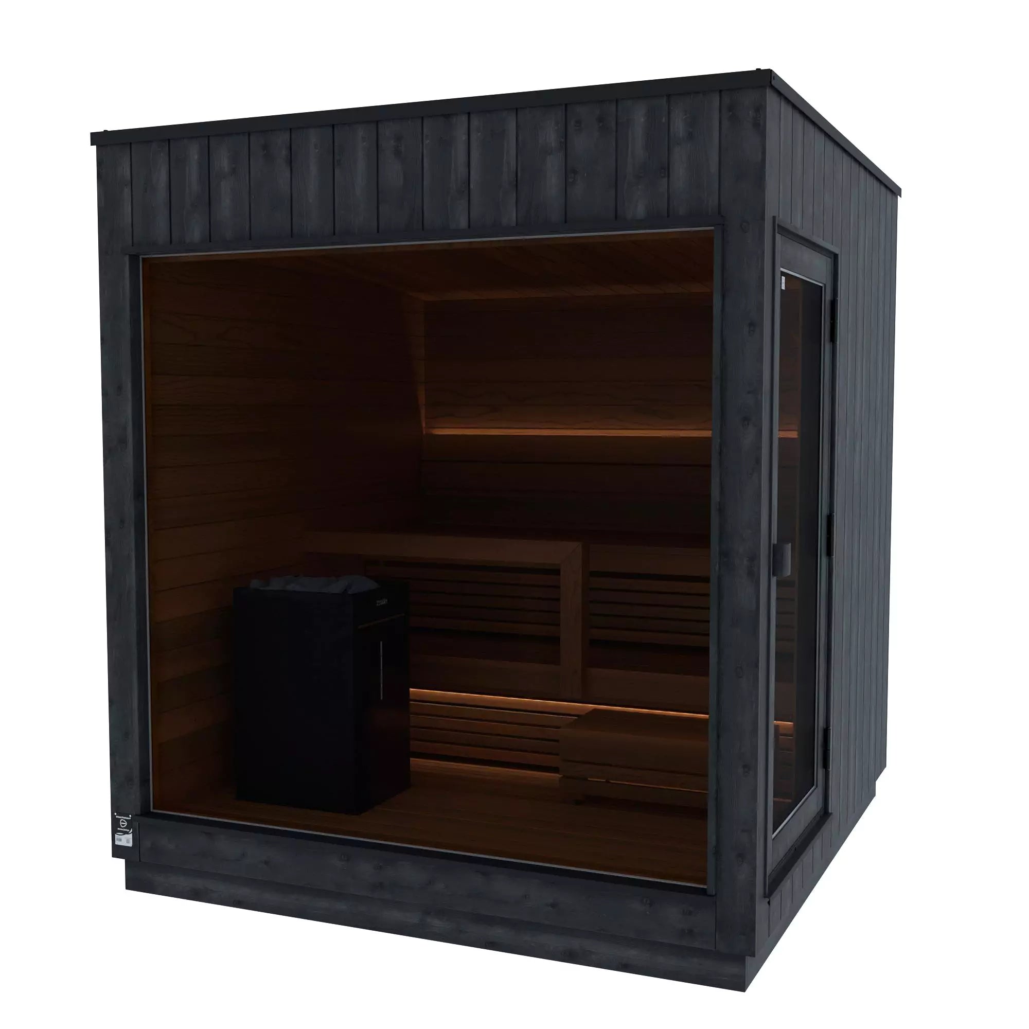 (Image placeholder) Harvia Nordic Misty Sauna Cabin: A Plug-and-Play Outdoor Retreat — exterior hero/angle view
