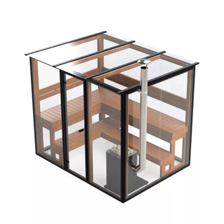 Panorama Horizon 5-6 Person Outdoor Sauna | Heritage Sauna®