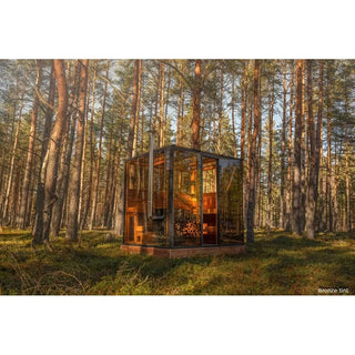 Panorama Horizon 5-6 Person Outdoor Sauna | Heritage Sauna®