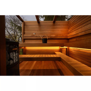 Panorama Horizon 5-6 Person Outdoor Sauna | Heritage Sauna®