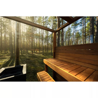Panorama Horizon 5-6 Person Outdoor Sauna | Heritage Sauna®