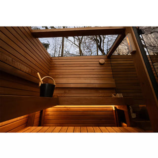 Panorama Horizon 5-6 Person Outdoor Sauna | Heritage Sauna®