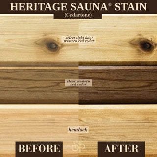Cedartone Exterior Sauna Stain - 1 gallon | Heritage Sauna®