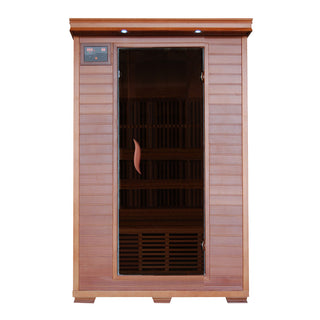 HeatWave Yukon 2 Person Cedar Infrared Sauna