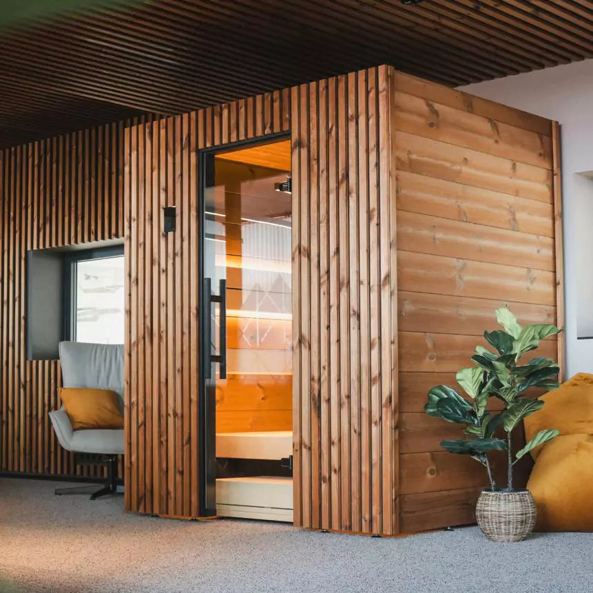 (Image placeholder) Top Indoor Sauna Kits: How to Choose the Right Size, Style, and Setup — indoor sauna placement in a home