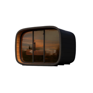 Leil Saunas Round Cube Single Outdoor Sauna