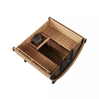 Barrel Haus Collection Sauna 7X8 OUTDOOR SAUNA, 9 KW 240/1 | Mr. Steam