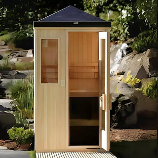 Outdoor Sauna Room 4′ x 6′ with Starline Roof | Finlandia