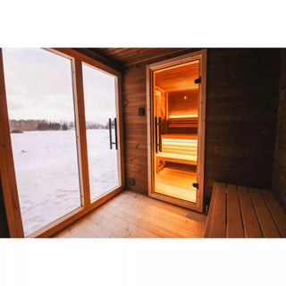 Patio L 5-Person Outdoor Sauna | Leil Saunas