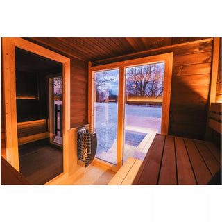 Patio L 5-Person Outdoor Sauna | Leil Saunas