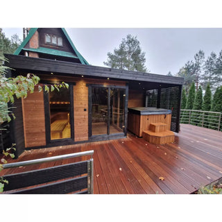 Patio L Plus 5-Person Outdoor Sauna | Leil Saunas