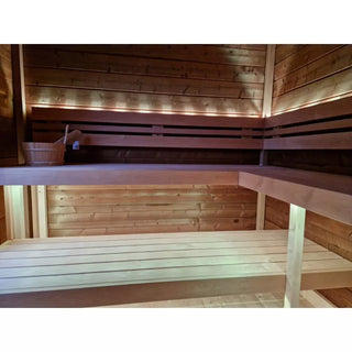 Patio L Plus 5-Person Outdoor Sauna | Leil Saunas