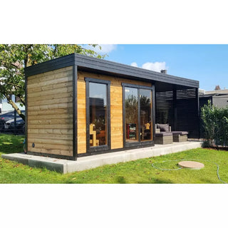 Patio L Plus 5-Person Outdoor Sauna | Leil Saunas