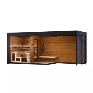 Patio L Plus 5-Person Outdoor Sauna | Leil Saunas