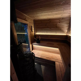 Patio L Plus 5-Person Outdoor Sauna | Leil Saunas